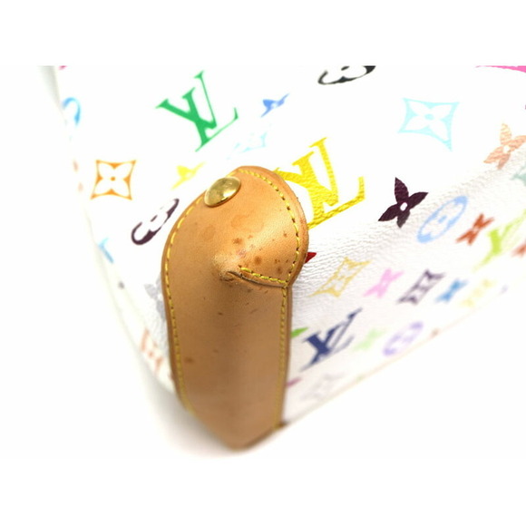 Louis Vuitton Audra Handbag Multicolor Blanc White - Picture 6 of 9